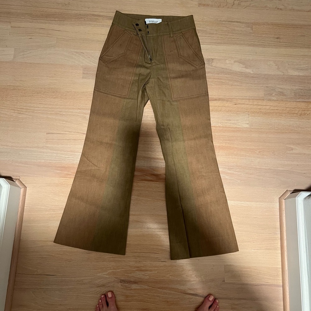 Derek Lam Brown Flared Trousers